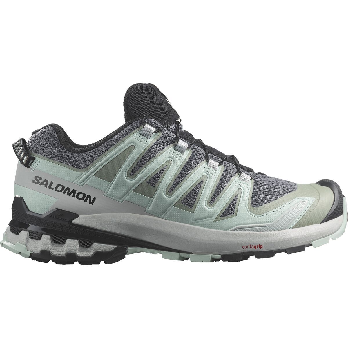 Salomon XA Pro 3D V9 Trail Running Shoe - Women's Quiet Shade/Lily Pad/Blue Haze, US 9.0/UK 7.5