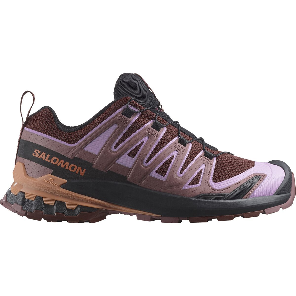 Salomon XA Pro 3D V9 Trail Running Shoe - Women's Rum Raisin/Orchid Bouquet/Canyon Clay, US 6.0/UK 4.5