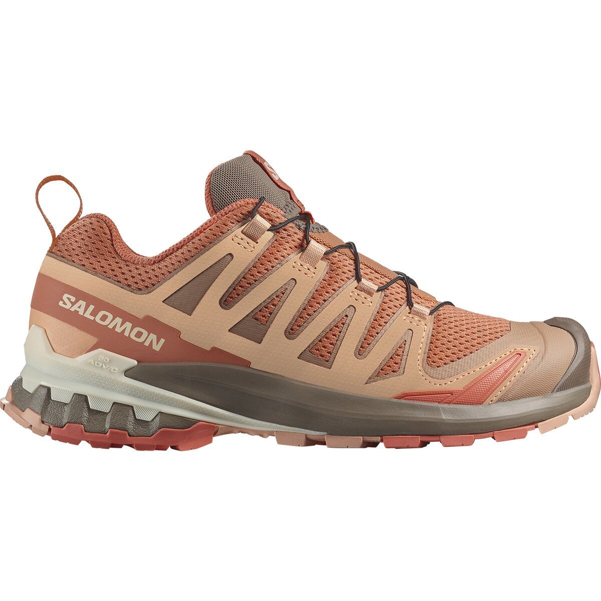 Salomon XA Pro 3D V9 Trail Running Shoe - Women's Sun Baked/Fresh Salmon/Prairie Sunset, US 6.0/UK 4.5