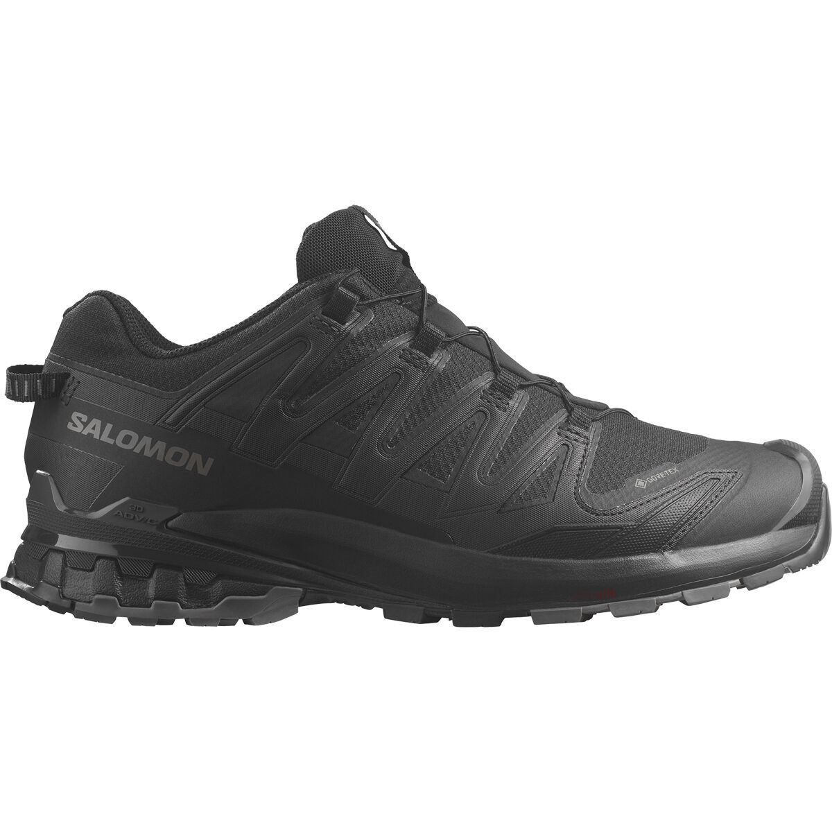 Image of Salomon XA Pro 3D V9 Wide Gore-Tex Trail Running Shoe - Men's Black/Phantom/Pewter, US 11.5/UK 11.0