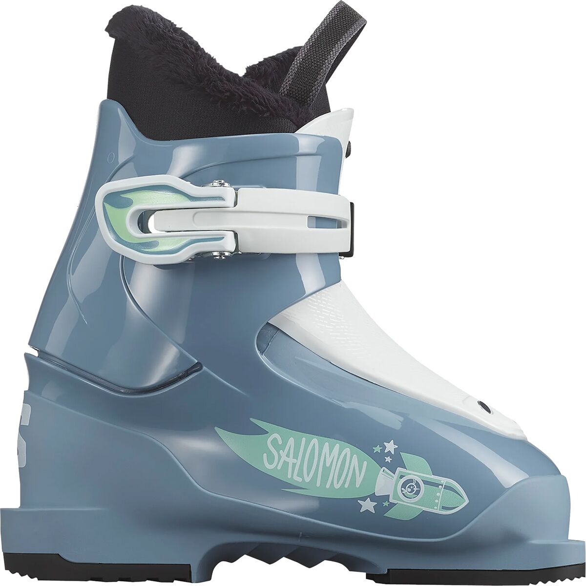 Image of Salomon T1 Boot - Kids' Copen Blue/White/Spearmint, 14.5