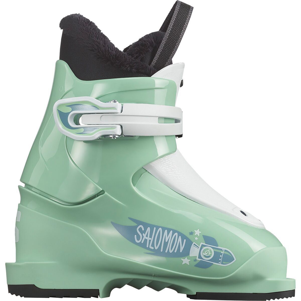 Salomon T1 Boot - Kids' Mint/White/Copen Blue, 16.0