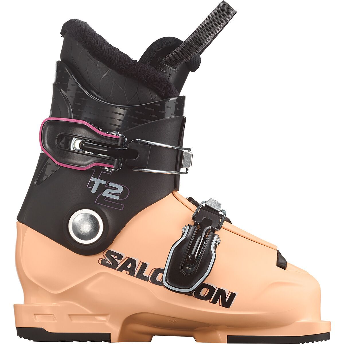 Image of Salomon T2 RT Boot - Kids' Black/Beach Sand/White, 20.0