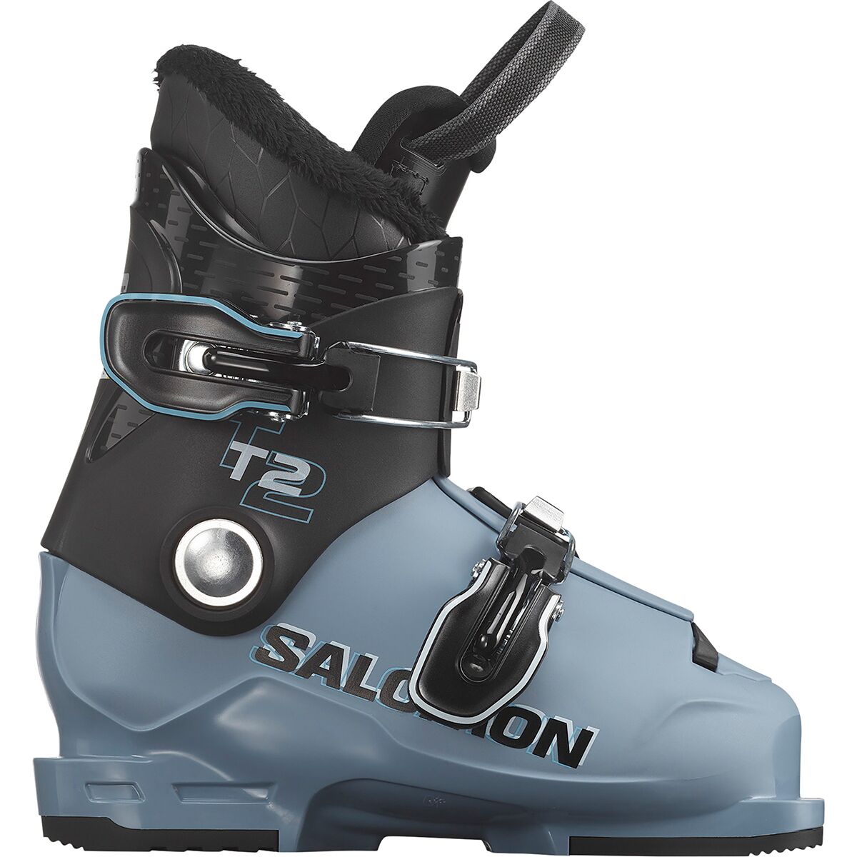 Image of Salomon T2 RT Boot - Kids' Black/Copen Blue/White, 19.0