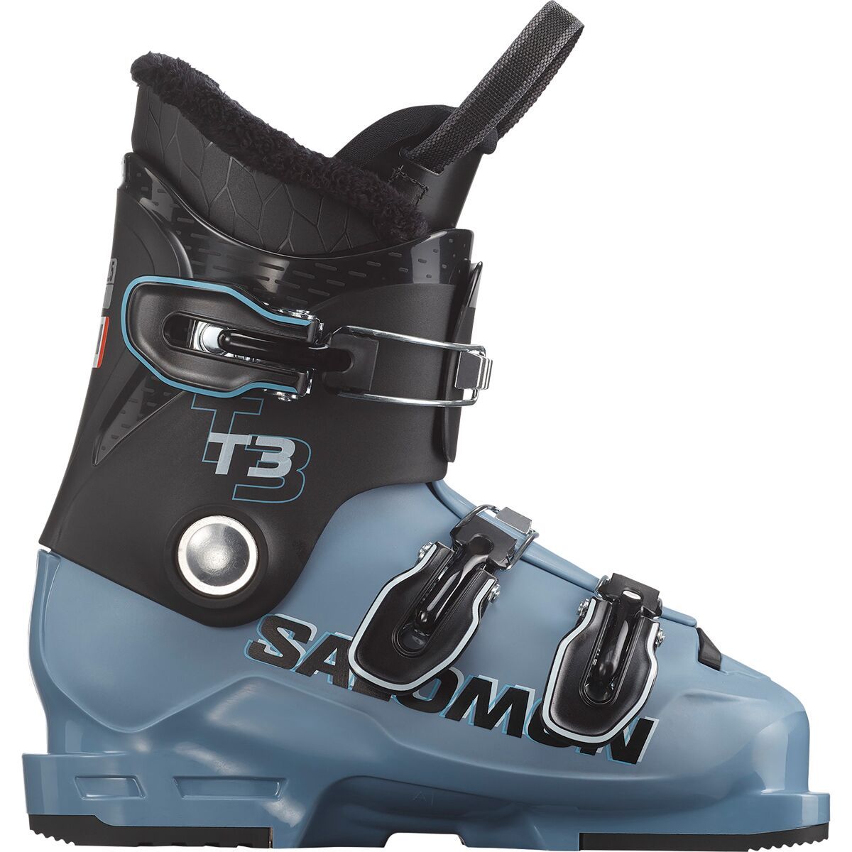 Salomon T3 RT Boot - Kids' Black/Copen Blue/White, 25.0/25.5