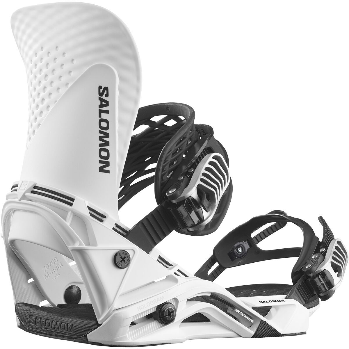 Hologram Snowboard Binding 2024 White, M by Salomon