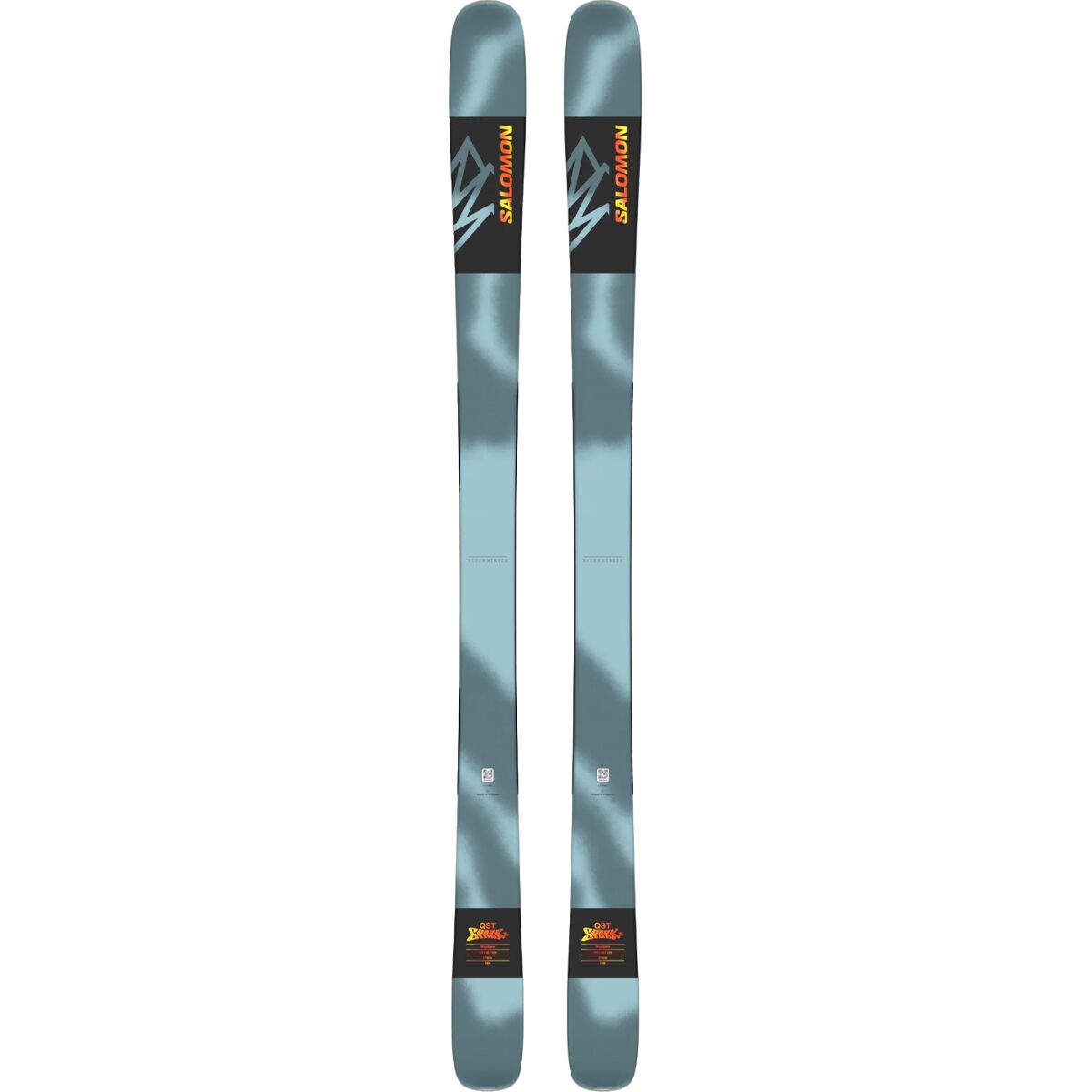 Salomon Salomon QST Spark Ski Aquatic/Flame Orange, 178cm