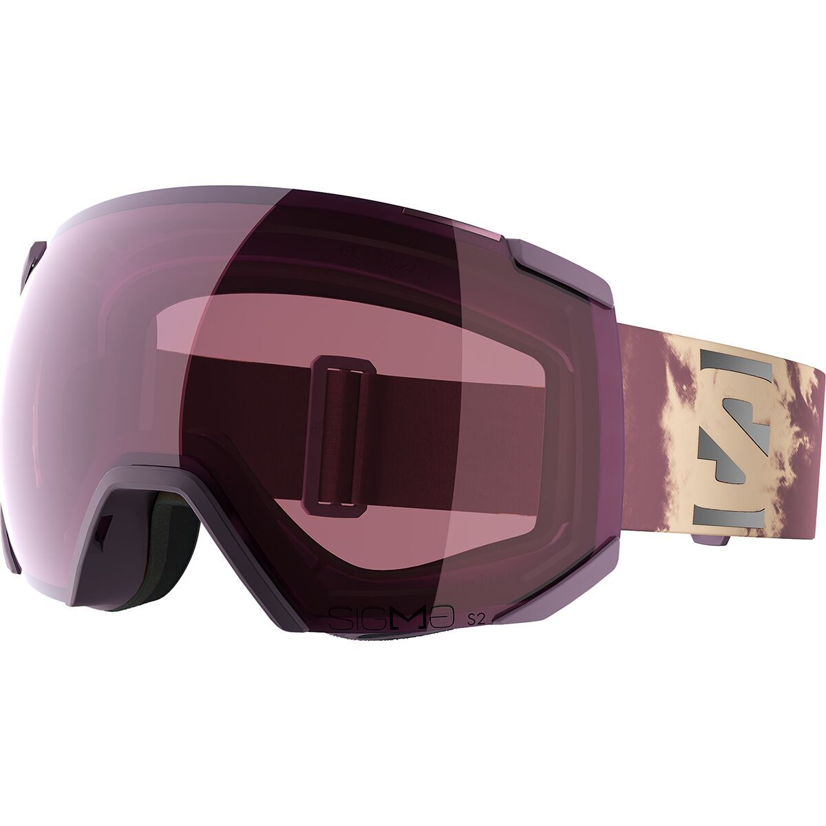 Image of Salomon Radium Sigma Goggles Grape Shake/Silver Pink, One Size