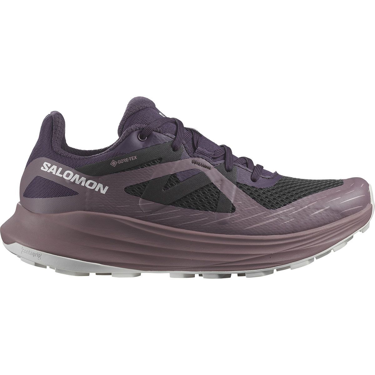 Salomon Ultra Flow GTX Shoe - Women's Nightshade/Moonscape/White, US 6.5/UK 5.0