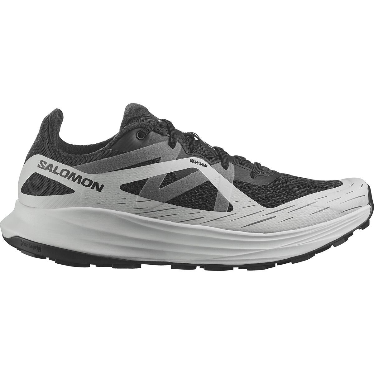 Salomon Ultra Flow Shoe - Men's Black/Glacier Gray/Quiet Shade, US 9.0/UK8.5