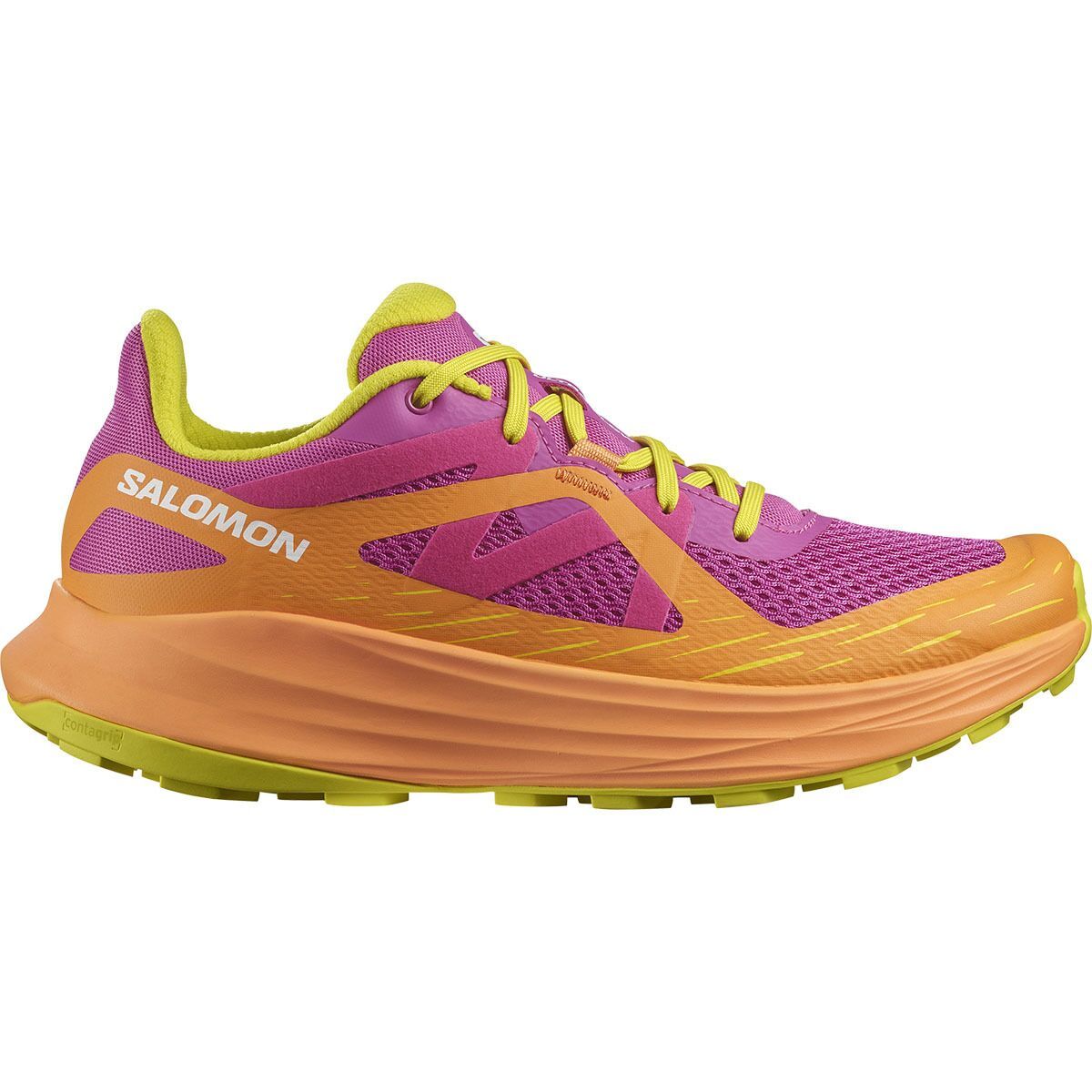 Salomon Ultra Flow Trail Running Shoe - Women's Rose Violet/Bird Of Paradise, US 8.5/UK 7.0