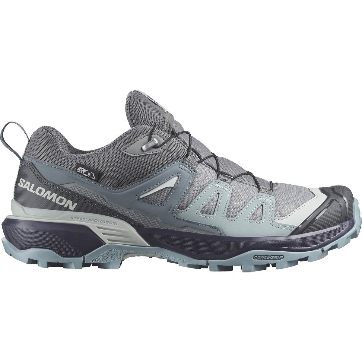 Salomon X Ultra 360 CSWP Shoe - Women's Sharkskin/Trooper/Arona, US 9.5/UK 8.0