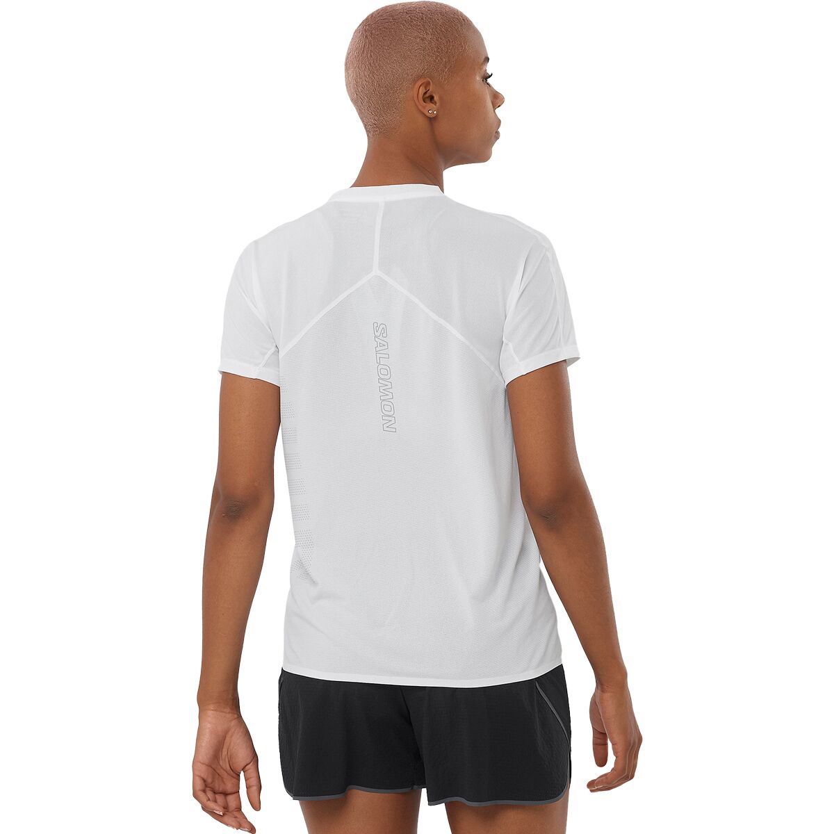 (取寄) サロモン レディース センス エアロ GFX Tシャツ - ウィメンズ Salomon women Sense Aero GFX T-Shirt - Women's White/Gray Violet Salomon Sense Aero GFX T-Shirt - Women's - Clothing
