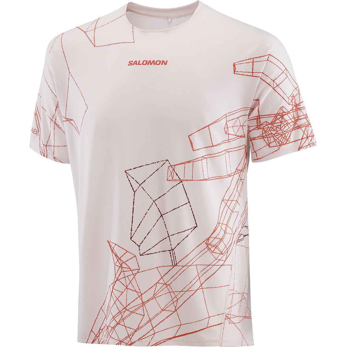 Image of Salomon S/Lab Speed T-Shirt - Men's Lilac Ash/Fiery Red, S