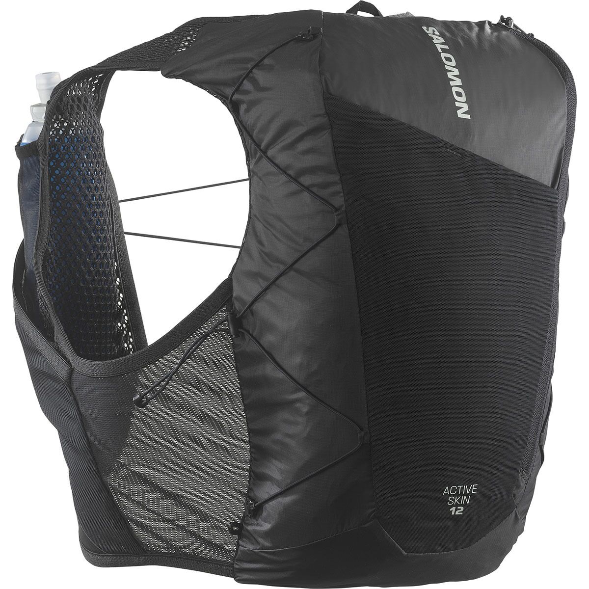 Image of Salomon Active Skin 12L Hydration Vest Set Black/Metal, S
