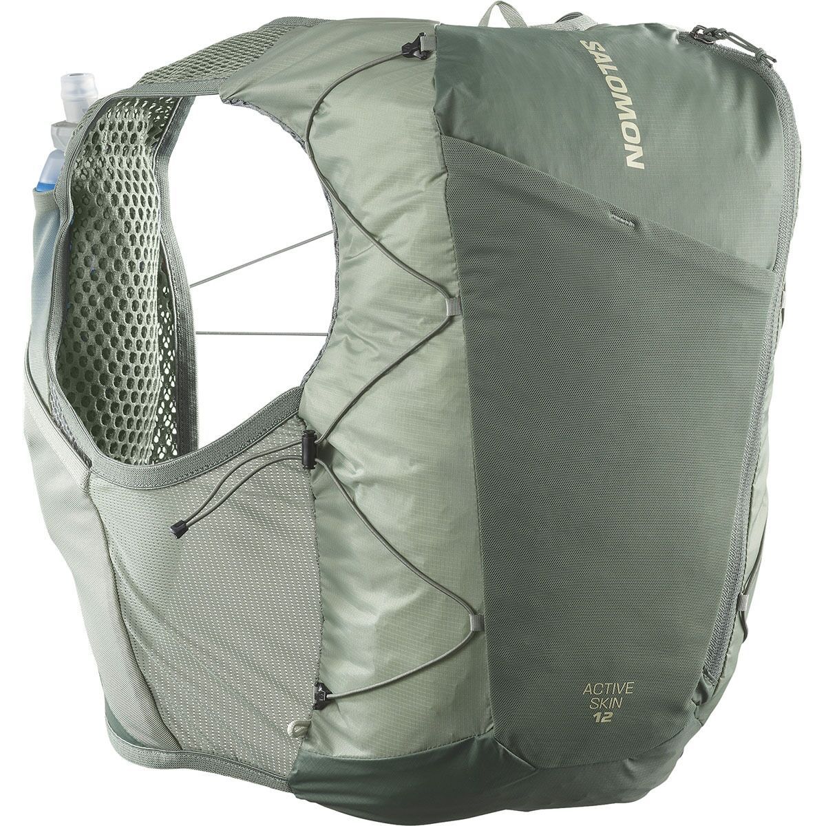 Image of Salomon Active Skin 12L Hydration Vest Set Laurel Wreath/Lily Pad/Aloe Wash, XS