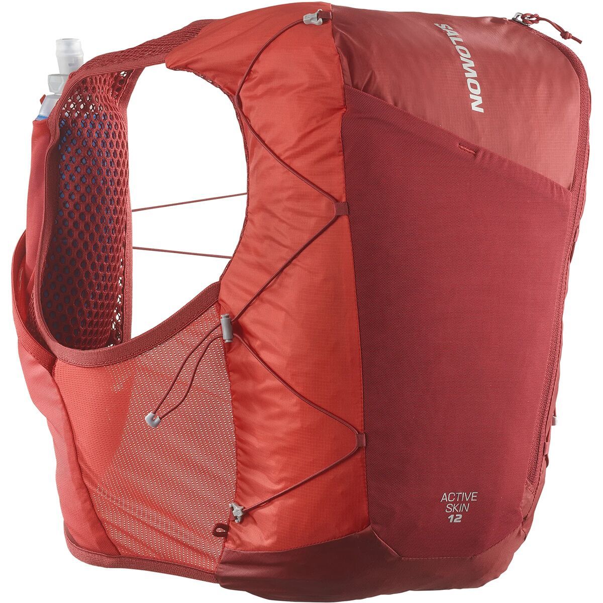 Salomon Active Skin 12L Hydration Vest Set Red Dahlia/High Risk Red, M