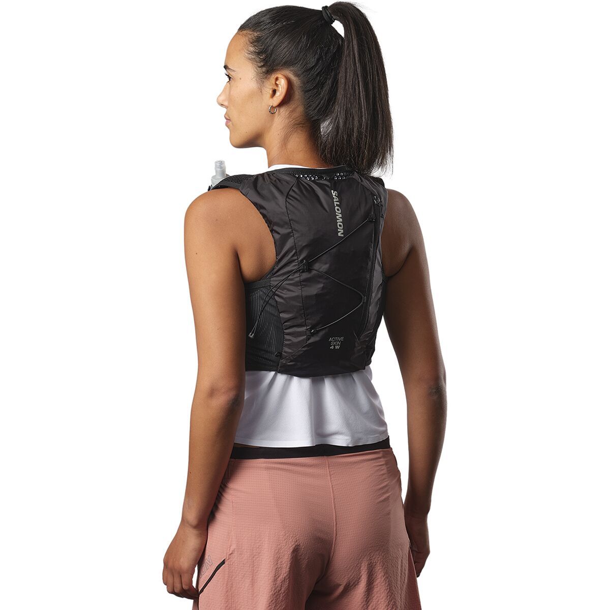 Image of Salomon Active Skin 4L Hydration Pack Set - Women's Black/Metal, S