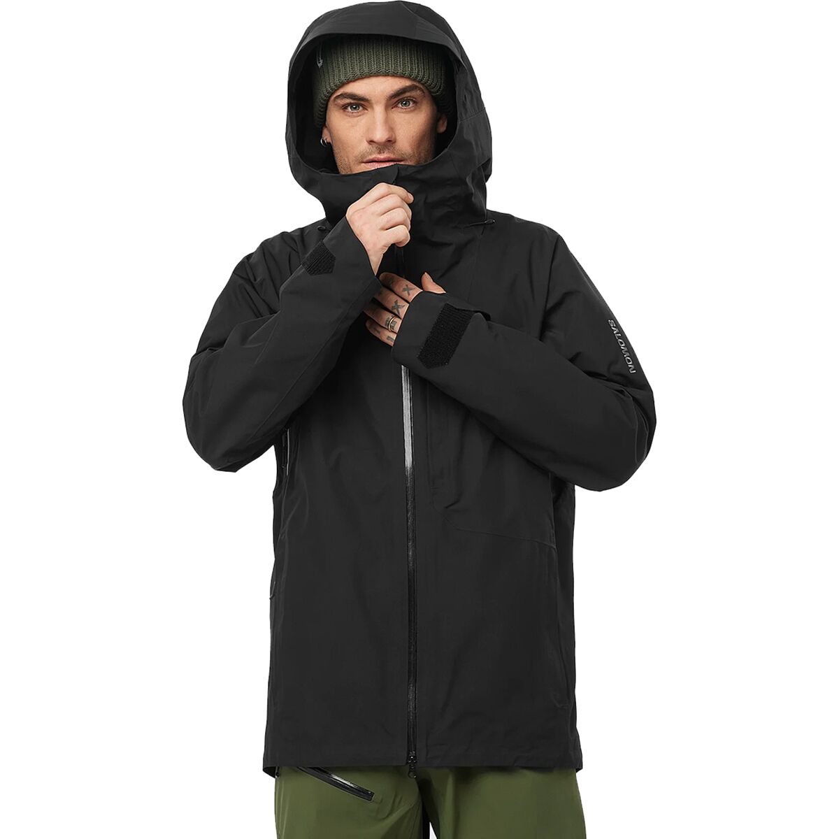 Image of Salomon Charger 2L Jacket - Men's Deep Black, S