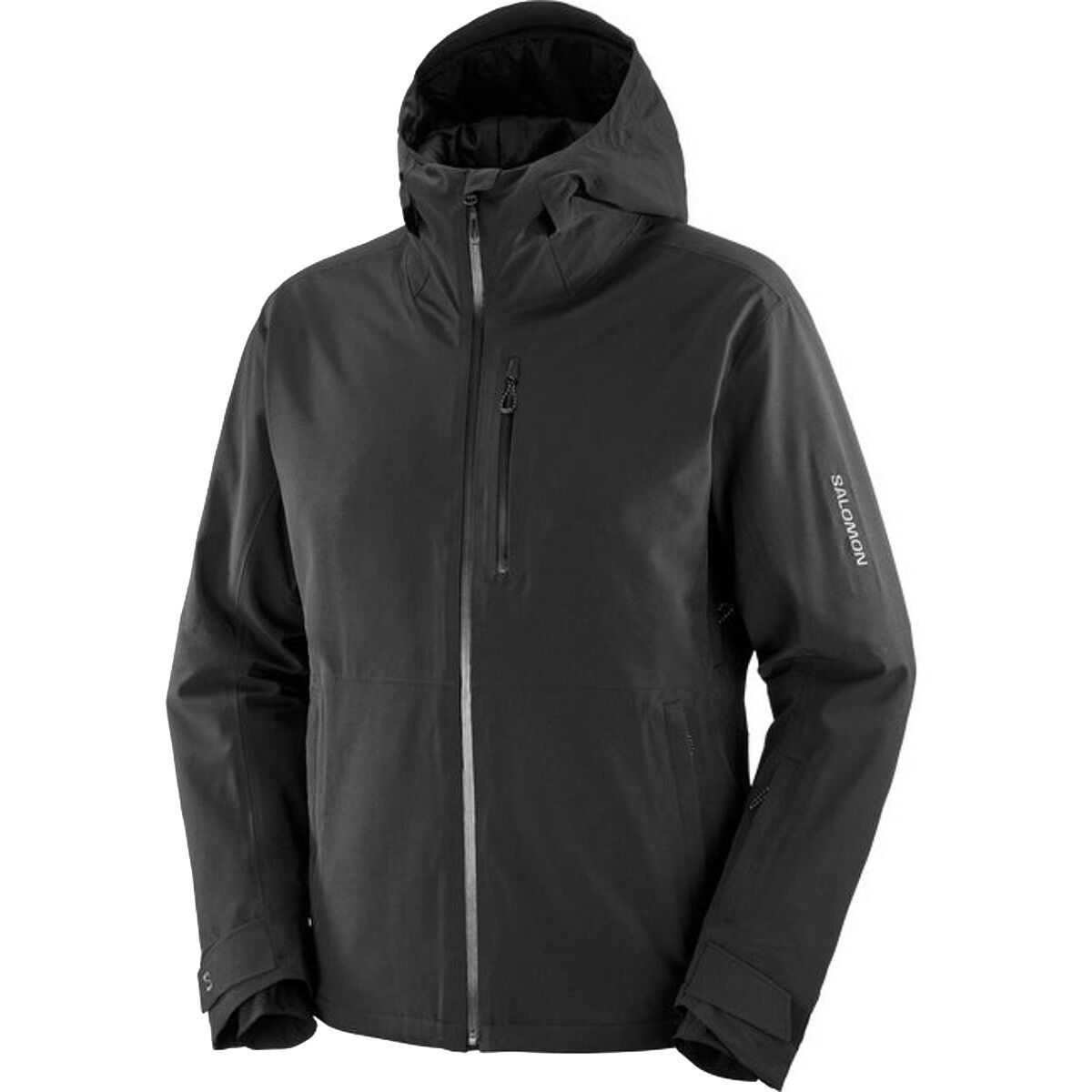 Image of Salomon Highland Jacket - Men's Deep Black, S