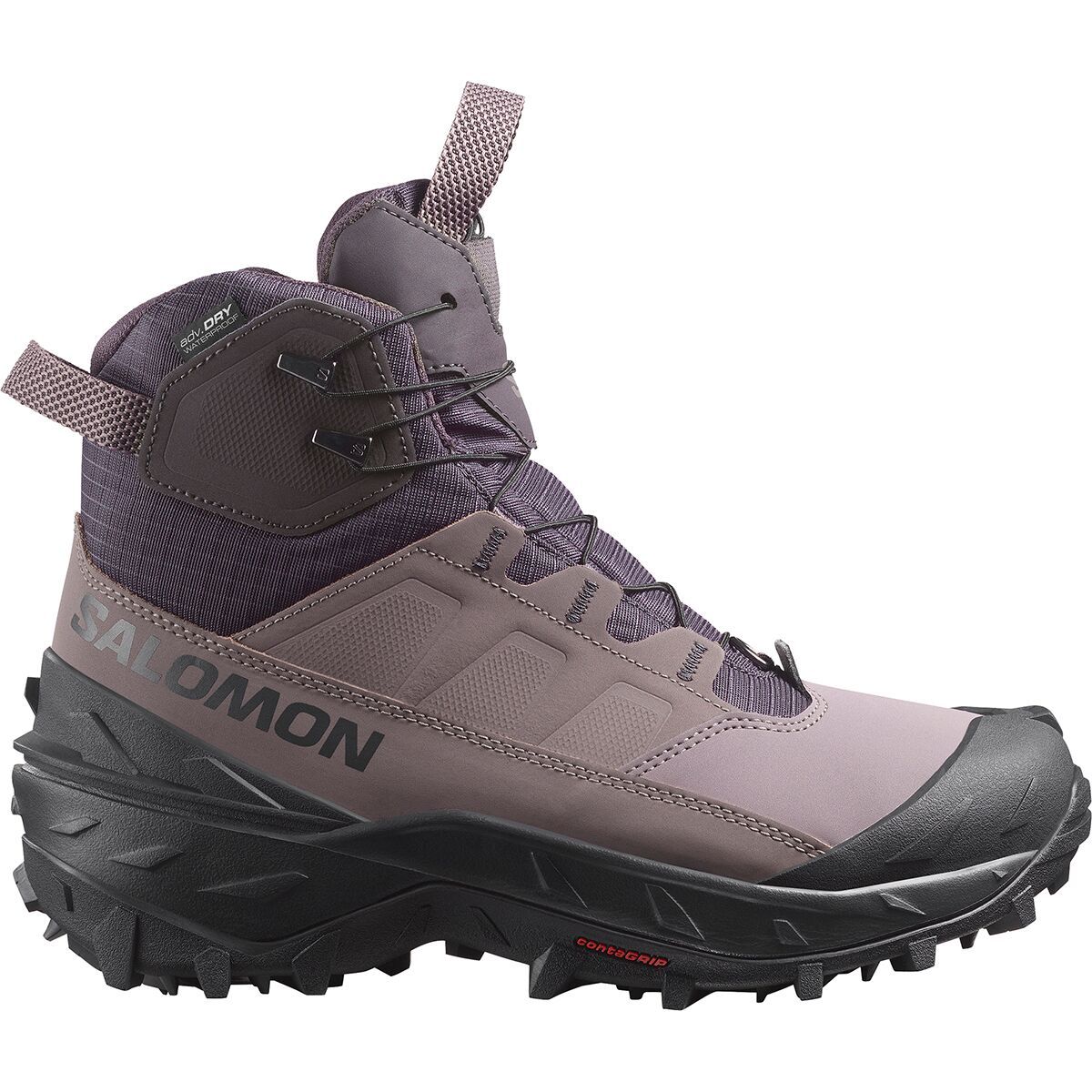Image of Salomon Crosstrak Powder Waterproof Boot - Women's Nine Iron/Shark/Phantom, US 10.0/UK 8.5