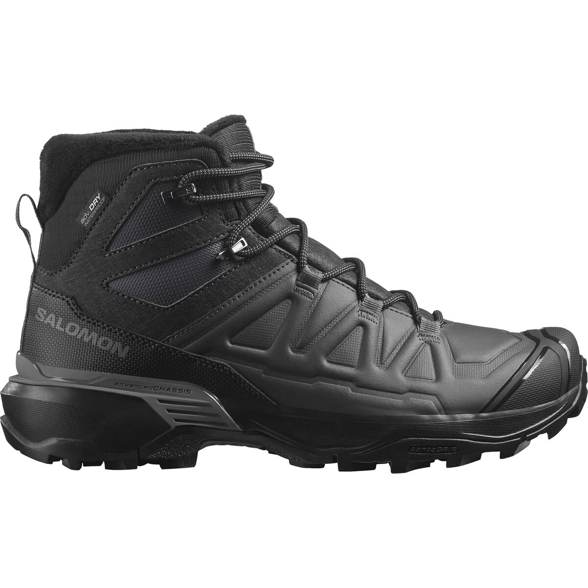Image of Salomon X Ultra Snowpilot Waterproof Boot - Women's Black/Asphalt/Castlerock, US 8.5/UK 7.0