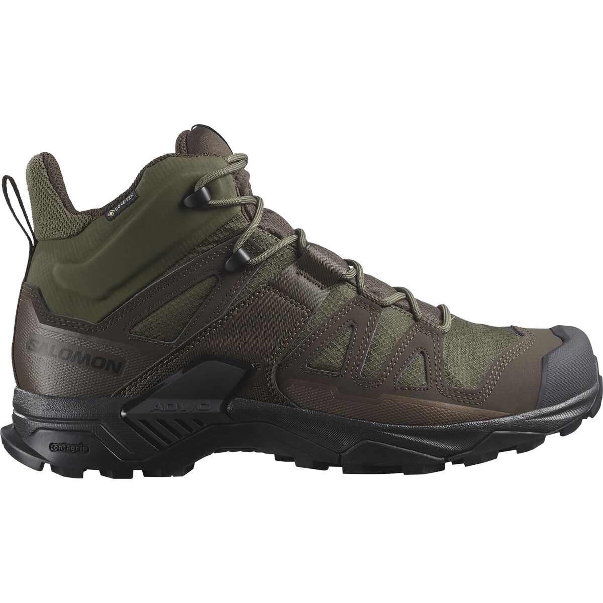 Image of Salomon X Ultra Tracker GORE-TEX Shoe Ranger Green/Earth Brown/Black, Mens 9.5/Womens 10.5