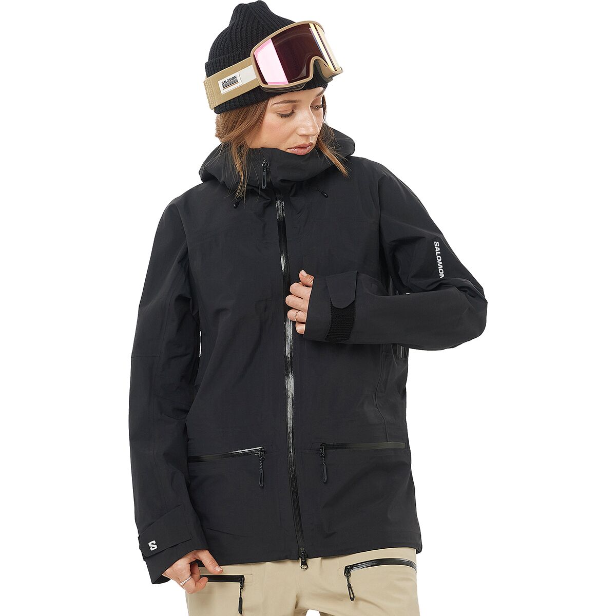Salomon Salomon Absolute 3L Jacket - Women's Deep Black, L