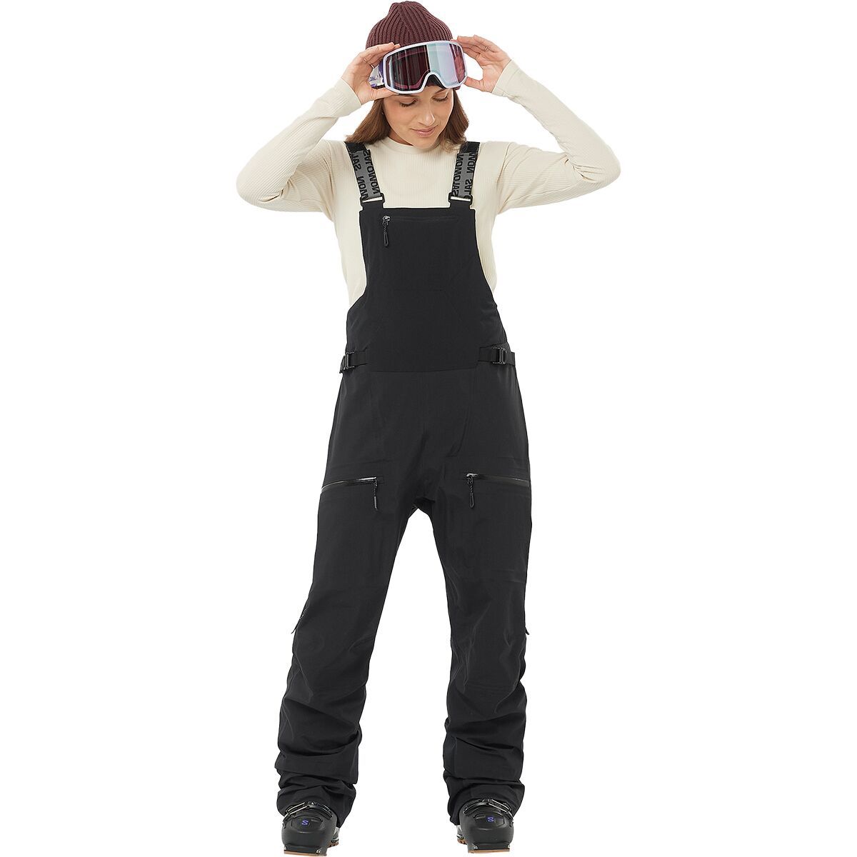 Image of Salomon Absolute Bib - Women's Deep Black, L