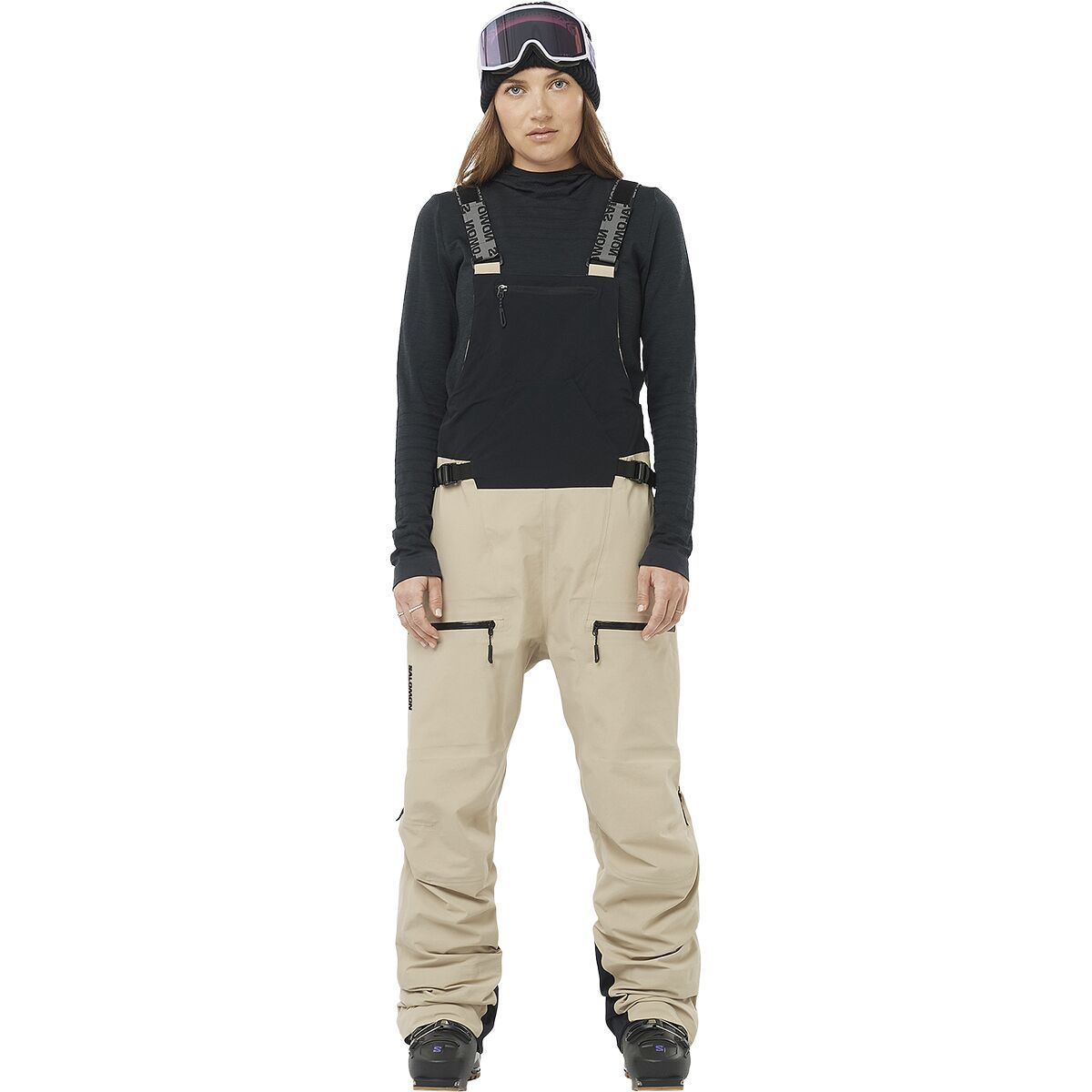 Salomon Absolute Bib - Women's White Pepper, M