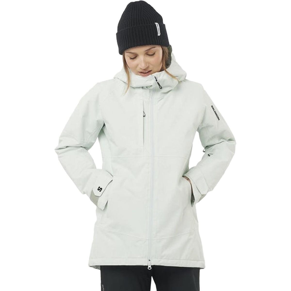 Image of Salomon Bashley Puff Jacket - Women's Misty Blue, M