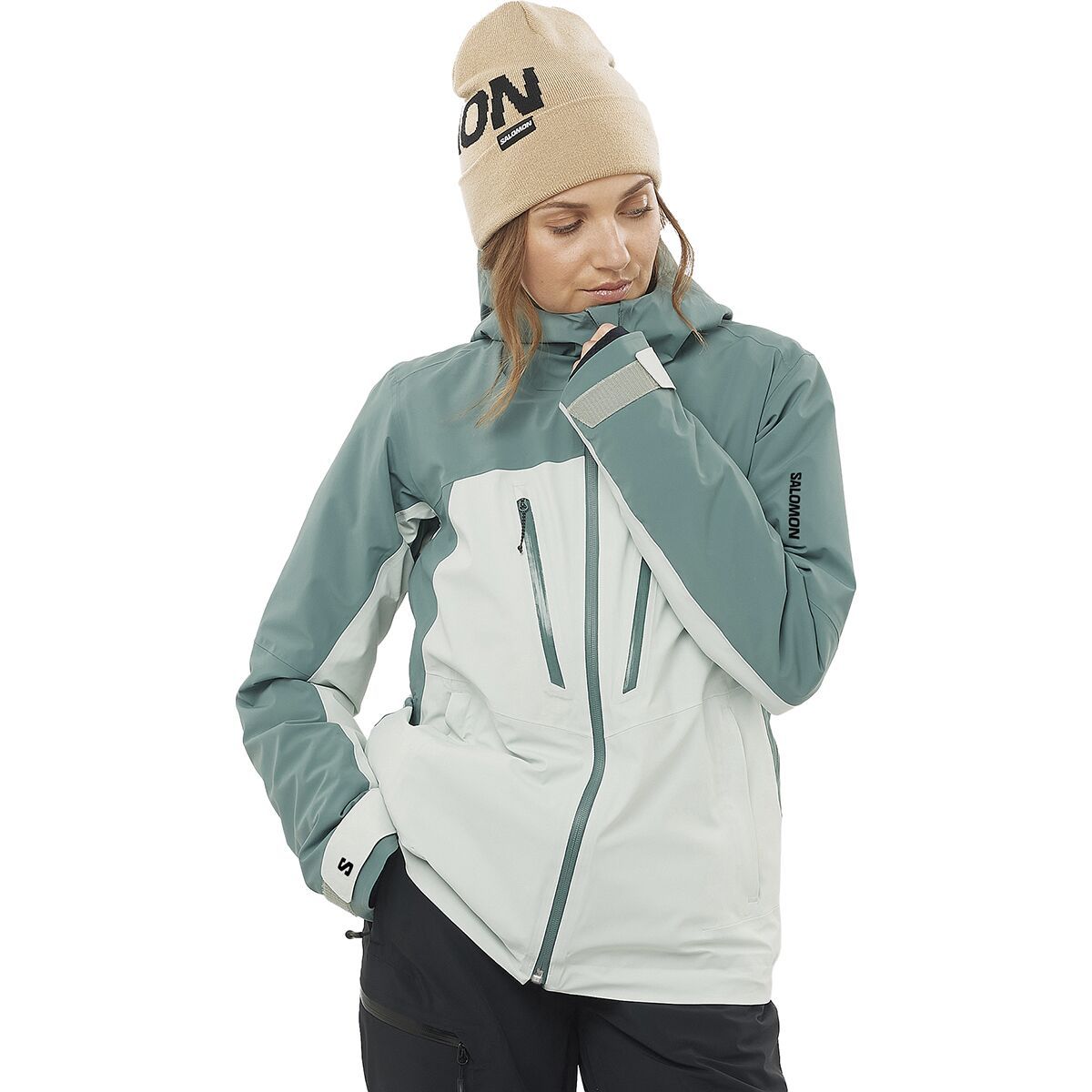 Salomon Brilliant Jacket - Women's Misty Blue/North Atlantic, S