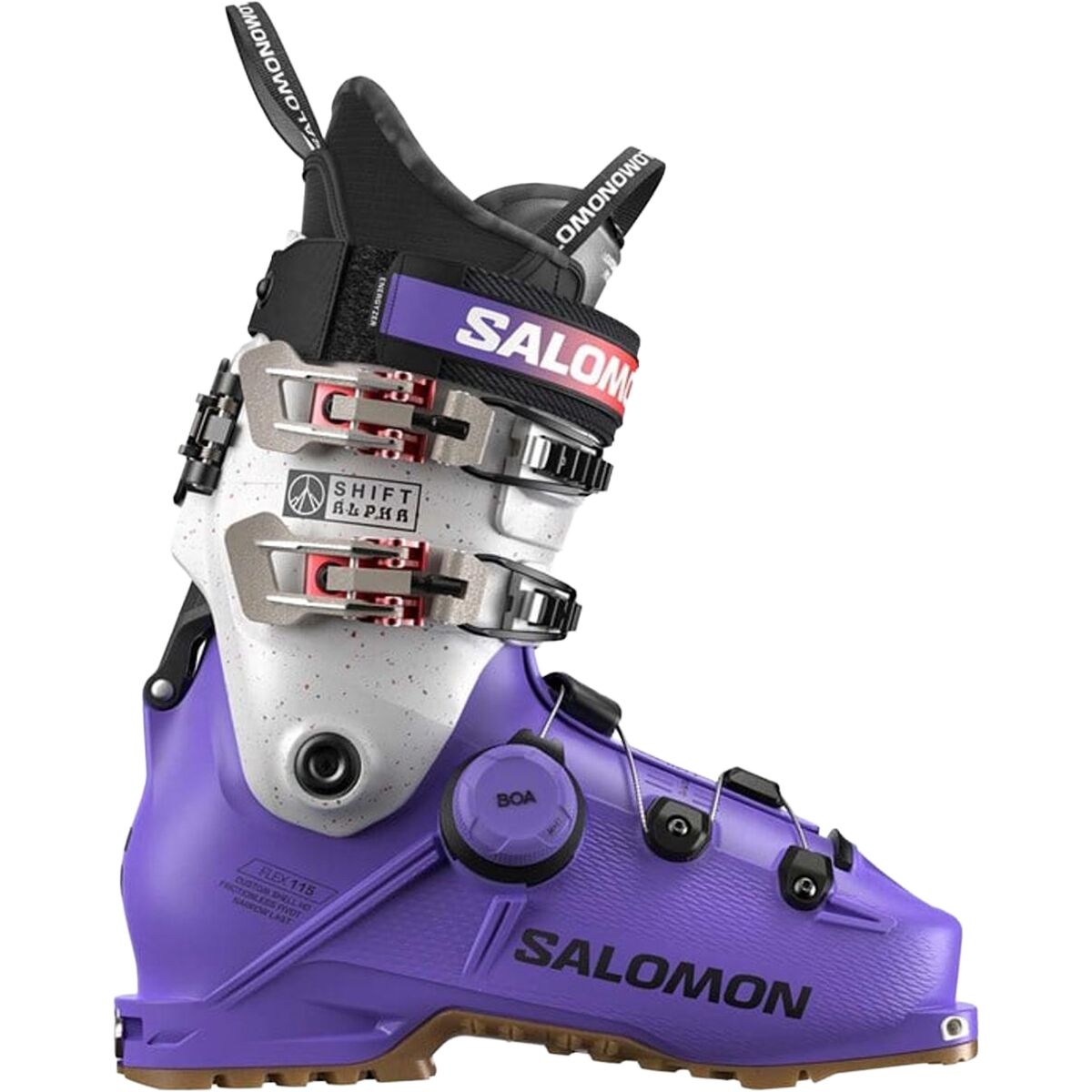 Image of Salomon Shift Alpha Boa 115 Boot - 2026 - Women's Ultra Violet/Black/Black, 24.5