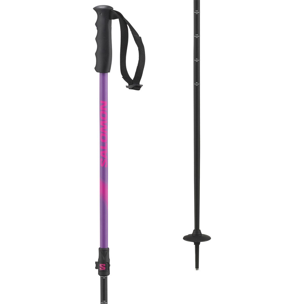 Salomon MTN Jr Ski Poles - Kids' Purple, One Size