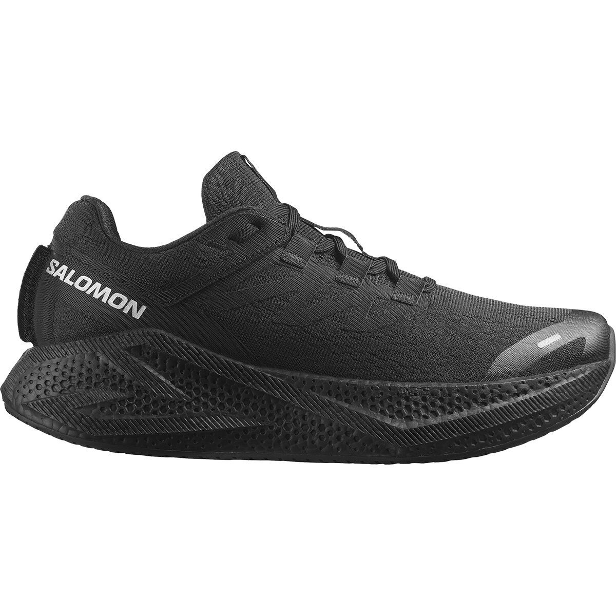 Image of Salomon Aero Glide 3 Running Shoe - Men's Black/Black/Ftw Silver, US 11.5/UK 11.0