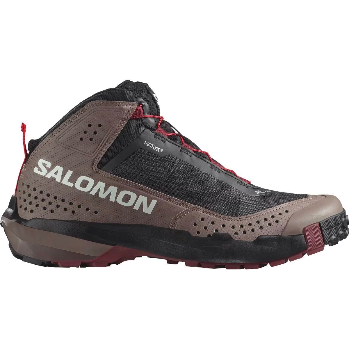 Image of Salomon S/Lab Waterway Hiking Shoe Black/Iron/Andorra, US 10.5/UK 10.0