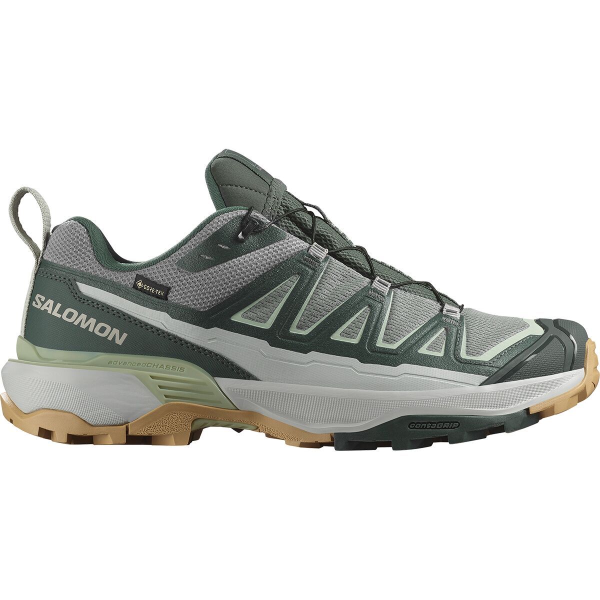 Image of Salomon X Ultra 360 Edge GTX Hiking Shoe - Men's Monument/Urban Chic/Sea Foam, US 9.0/UK 8.5