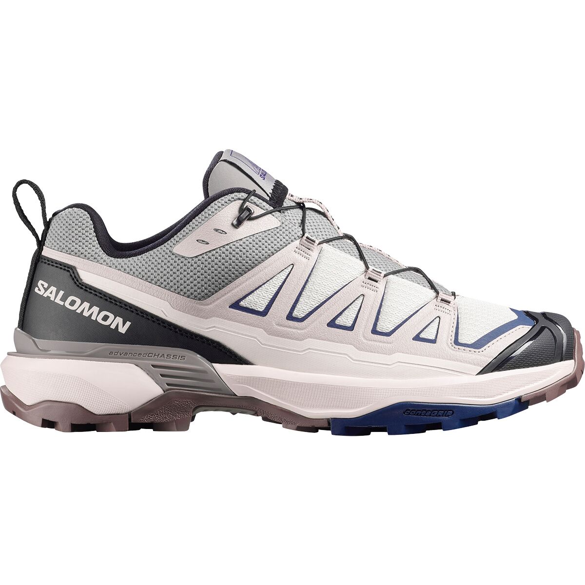 Image of Salomon X Ultra 360 Edge Hiking Shoe - Men's Vanilla Ice/Silver Cloud/Spellbound, US 9.0/UK8.5