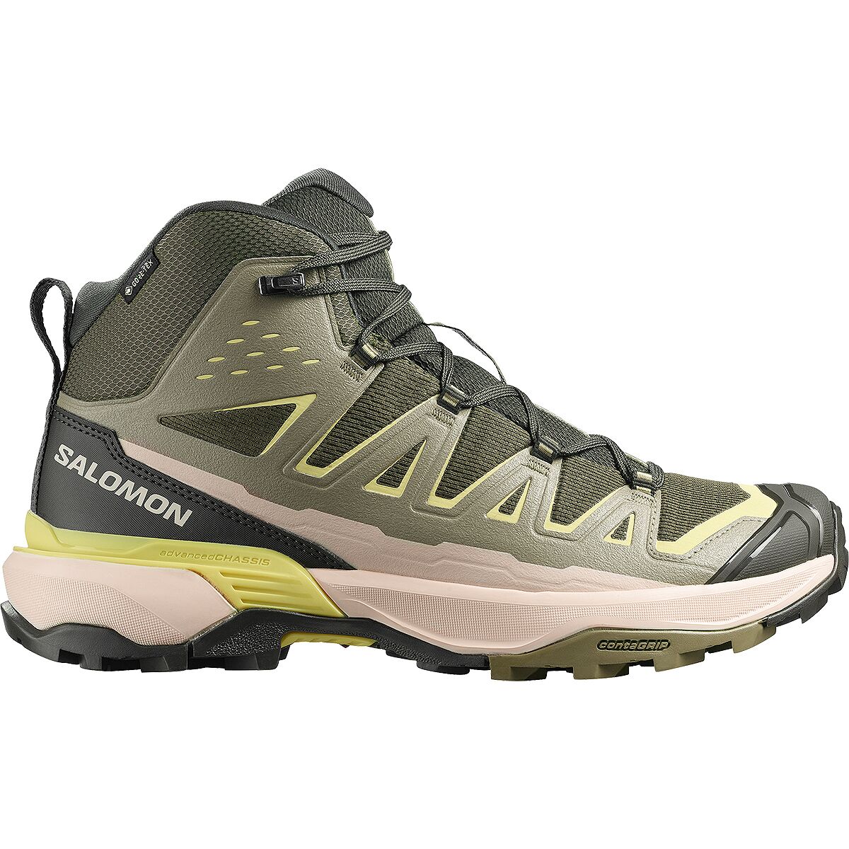 Salomon X Ultra 360 Edge Mid GTX Hiking Boot - Men's Olive Night/Aloe/Endive, US 9.0/UK