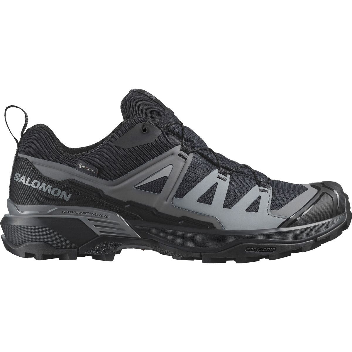 Image of Salomon X Ultra 360 GTX Hiking Shoe - Men's Black/Magnet/Quiet Shade, US 8.5/UK 8.0