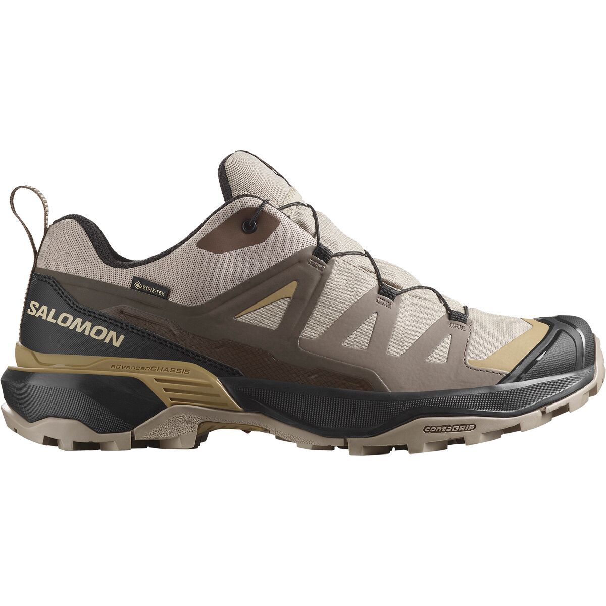 Image of Salomon X Ultra 360 GTX Hiking Shoe - Men's Vintage Khaki/Falcon/Antique Bronze, US 10.0/UK 9.5