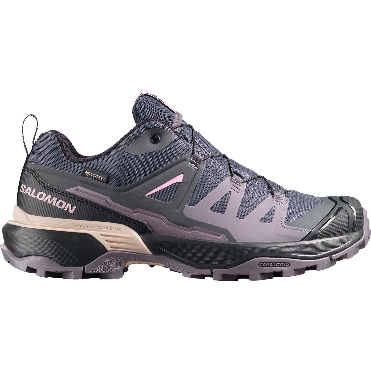 Image of Salomon X Ultra 360 GTX Hiking Shoe - Women's Nine Iron/Excalibur/Shadow Gray, US 8.0/UK 6.5