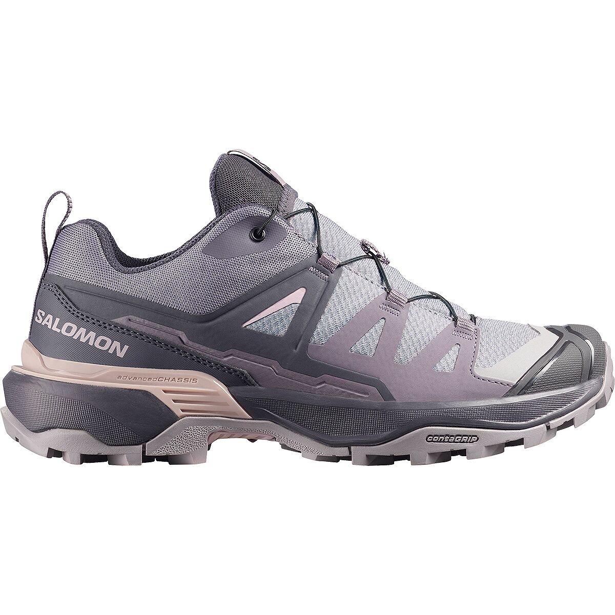 Image of Salomon X Ultra 360 Hiking Shoe - Women's Gull/Nine Iron/Shadow Gray, US 9.0/UK 7.5