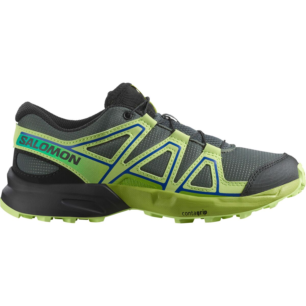 Salomon Speedcross Shoe - Kids' Urban Chic/Sharp Green/Dark Citron