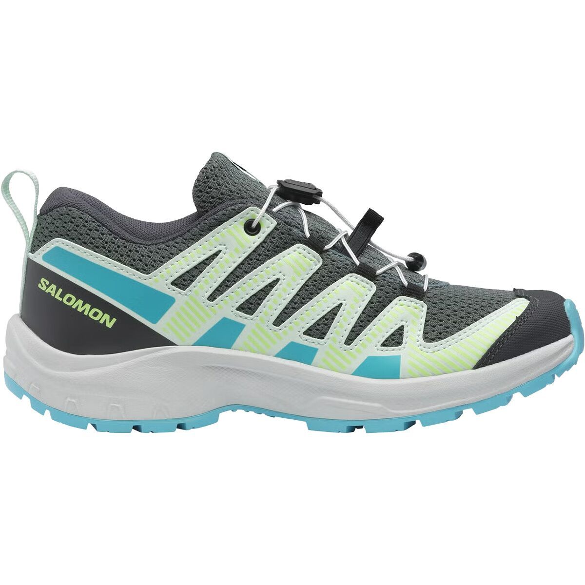 Image of Salomon XA Pro V8 Shoe - Kids' North Atlantic/Metal/Blue Curacao, 6.0