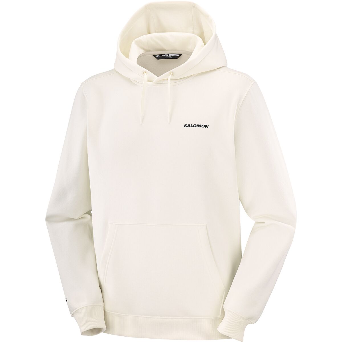 Image of Salomon Chest Logo Hoodie Whisper White, S
