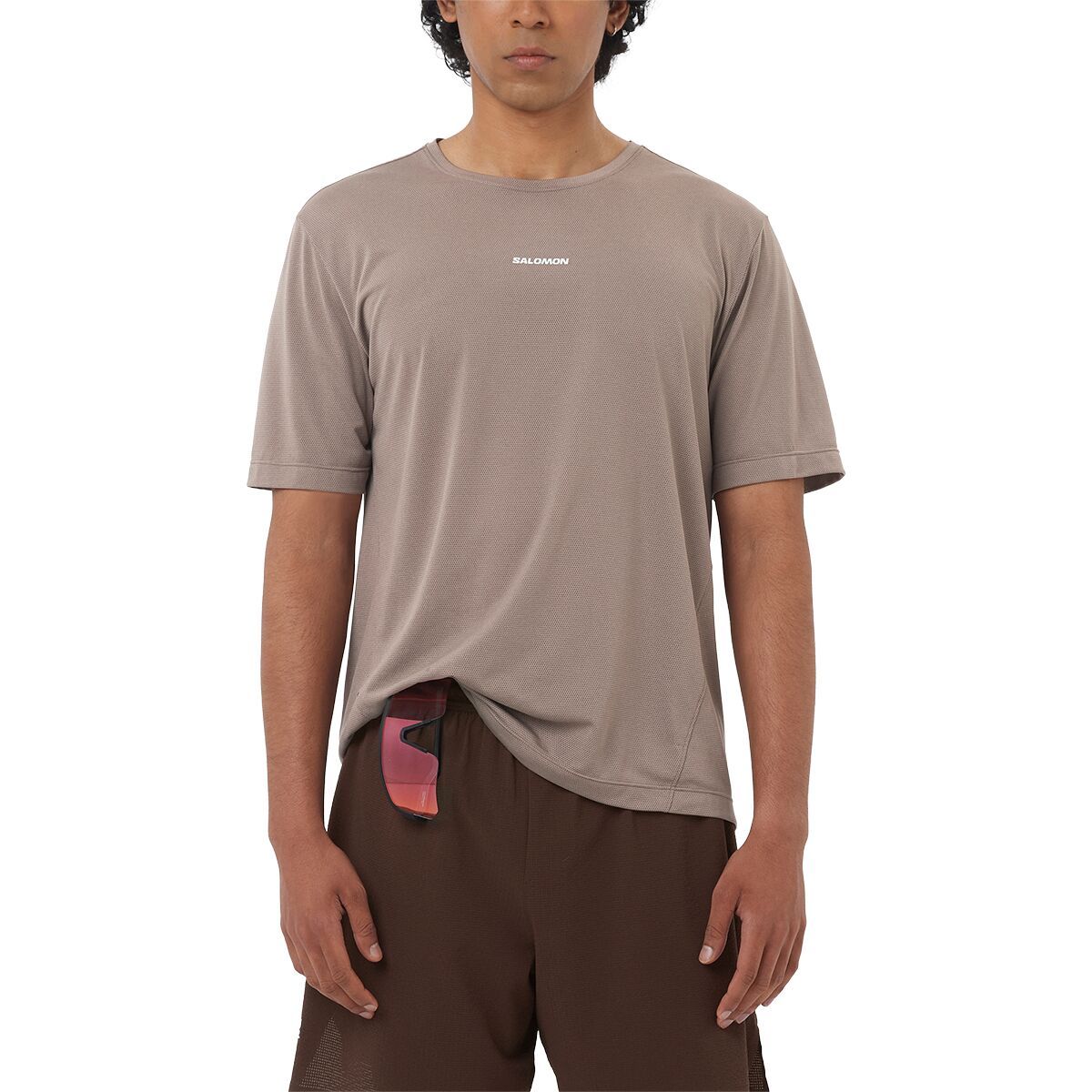 Image of Salomon Shkout Core Short-Sleeve T-Shirt - Men's Iron, XL