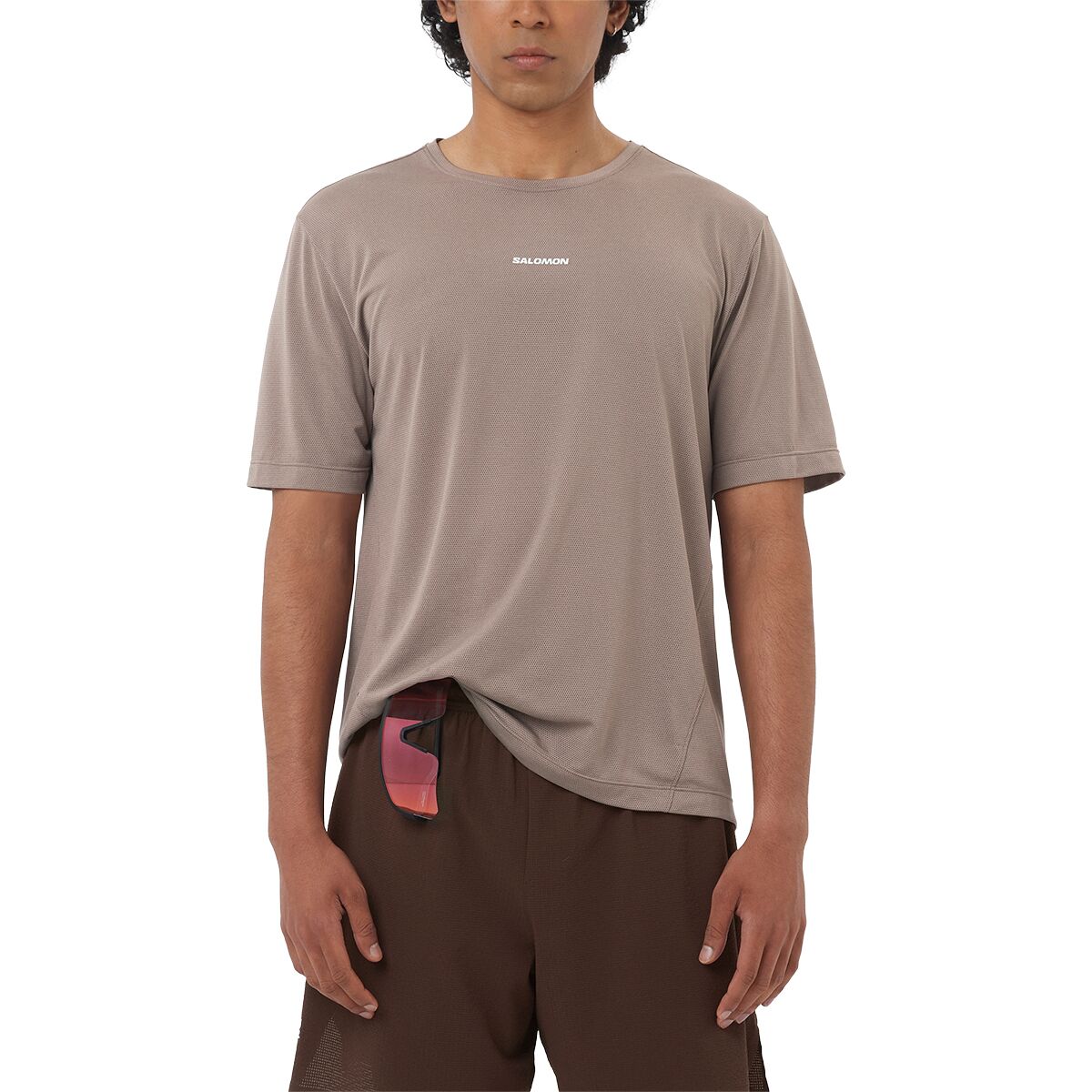 Image of Salomon Shkout Core Short-Sleeve T-Shirt - Men's Iron, M