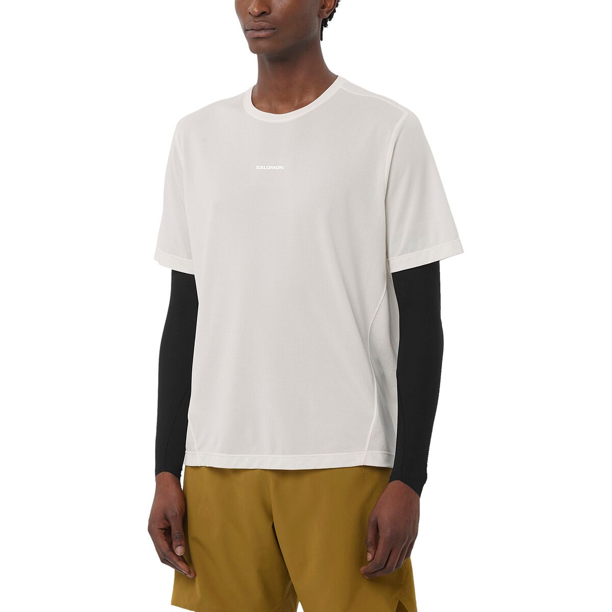 Image of Salomon Shkout Core Short-Sleeve T-Shirt - Men's Whisper White, M