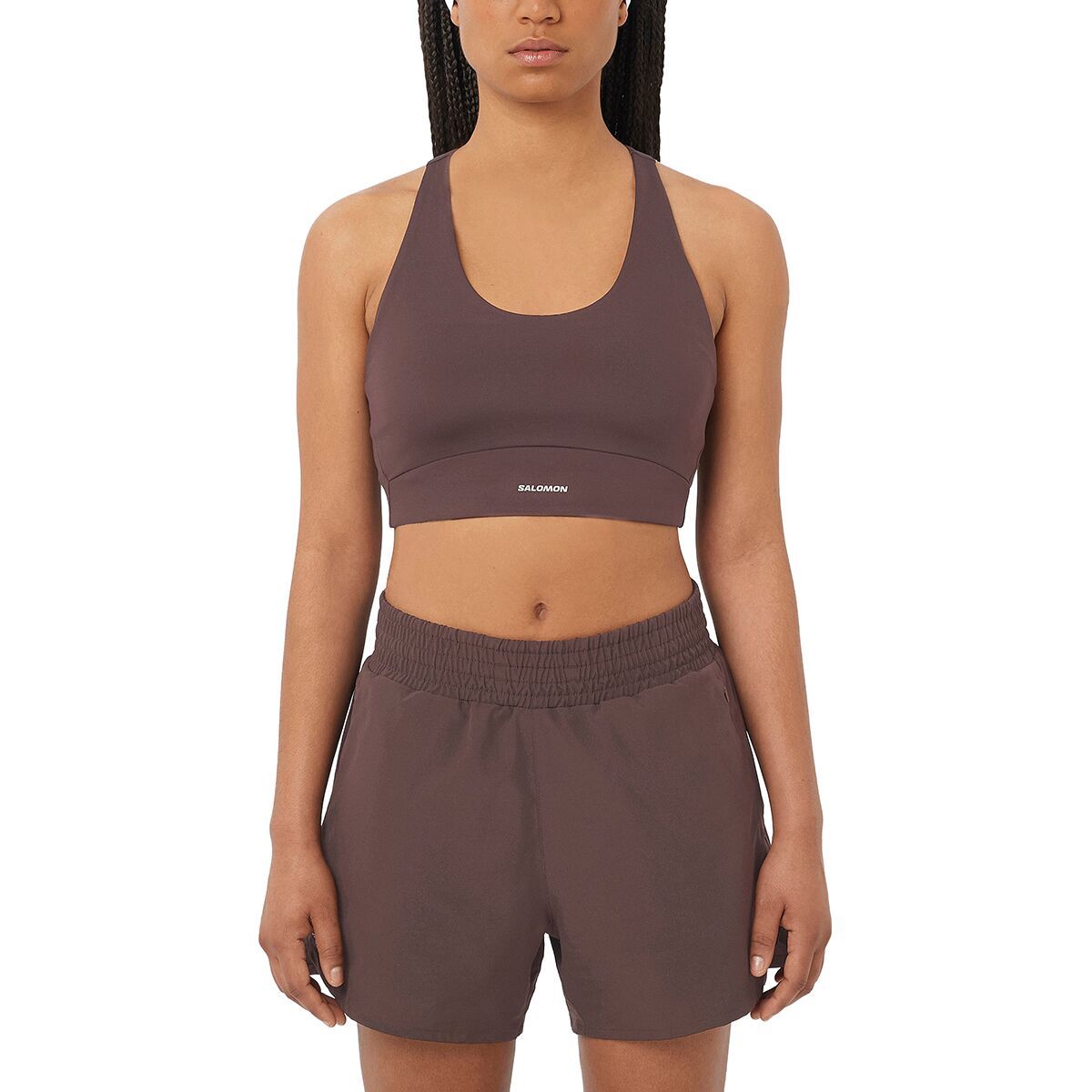 Image of Salomon Shakeout Bra - Women's Coffee Bean, XS